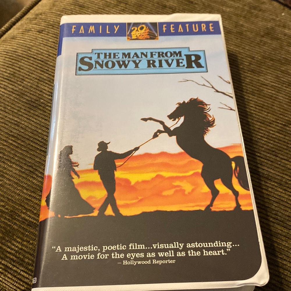 The Man From Snowy River VHS movie. Excellent condition. Never been used.